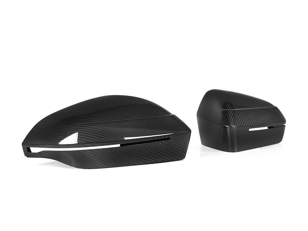 AutoTecknic Dry Carbon Fiber Mirror Cap Set - G60 5-Series | G70 7-Series-Exterior-Silicon Valley Bimmer