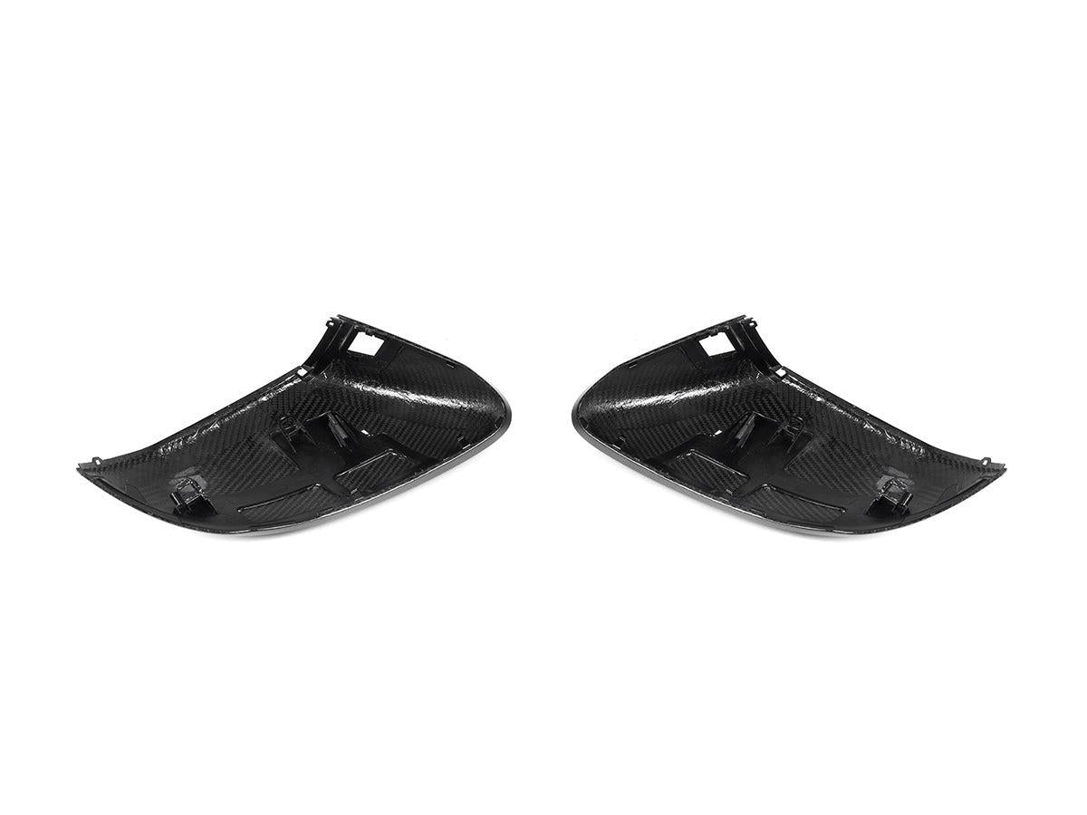AutoTecknic Dry Carbon Fiber Mirror Cap Set - Lamborghini Urus-Exterior-Silicon Valley Bimmer