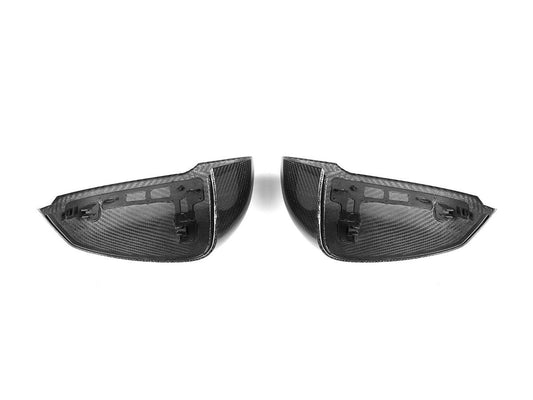 AutoTecknic Dry Carbon Fiber Mirror Cover Set - U11 X1-Exterior-Silicon Valley Bimmer