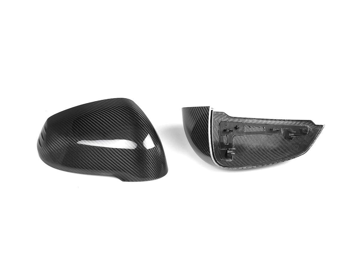 AutoTecknic Dry Carbon Fiber Mirror Cover Set - U11 X1-Exterior-Silicon Valley Bimmer