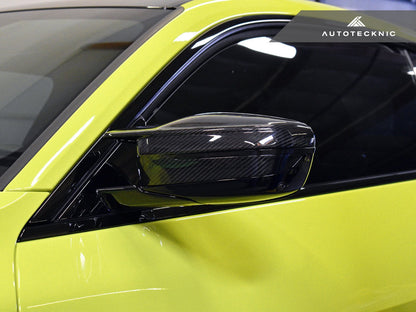 AutoTecknic Dry Carbon Fiber Mirror Covers - G20 M340I LCI | G22 M440I LCI-Exterior-Silicon Valley Bimmer