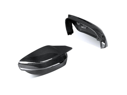 AutoTecknic Dry Carbon Fiber Mirror Covers - G87 M2-Exterior-Silicon Valley Bimmer