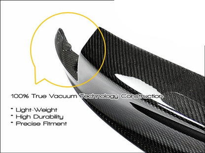 AutoTecknic Dry Carbon Fiber Performante Aero Splitters - E90 / E92 / E93 M3-Exterior-Silicon Valley Bimmer