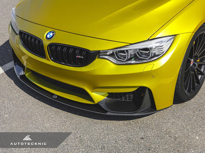 AutoTecknic Dry Carbon Fiber Performante Aero Splitters - F80 M3 | F82 M4-Exterior-Silicon Valley Bimmer