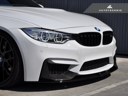 AutoTecknic Dry Carbon Fiber Performante Aero Splitters - F80 M3 | F82 M4-Exterior-Silicon Valley Bimmer