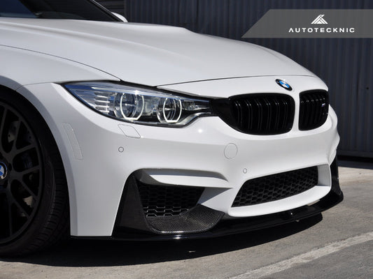 AutoTecknic Dry Carbon Fiber Performante Aero Splitters - F80 M3 | F82 M4-Exterior-Silicon Valley Bimmer