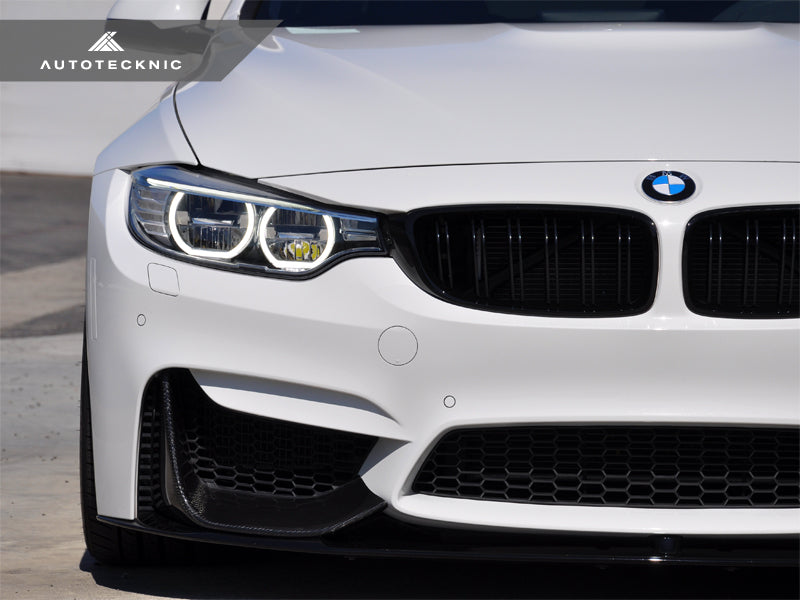 AutoTecknic Dry Carbon Fiber Performante Aero Splitters - F80 M3 | F82 M4-Exterior-Silicon Valley Bimmer