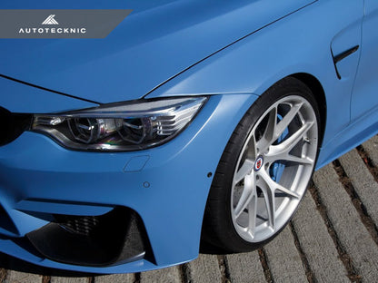 AutoTecknic Dry Carbon Fiber Performante Aero Splitters - F80 M3 | F82 M4-Exterior-Silicon Valley Bimmer
