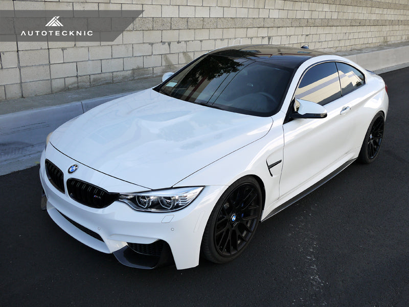 AutoTecknic Dry Carbon Fiber Performante Aero Splitters - F80 M3 | F82 M4-Exterior-Silicon Valley Bimmer