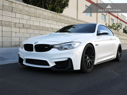 AutoTecknic Dry Carbon Fiber Performante Aero Splitters - F80 M3 | F82 M4-Exterior-Silicon Valley Bimmer