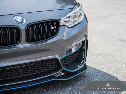 AutoTecknic Dry Carbon Fiber Performante Aero Splitters - F80 M3 | F82 M4-Exterior-Silicon Valley Bimmer