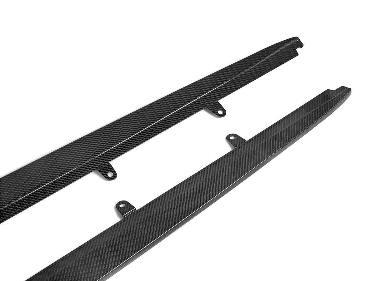 AutoTecknic Dry Carbon Fiber Side Skirt Extension Set - F90 M5 | G30 5-Series-Exterior-Silicon Valley Bimmer