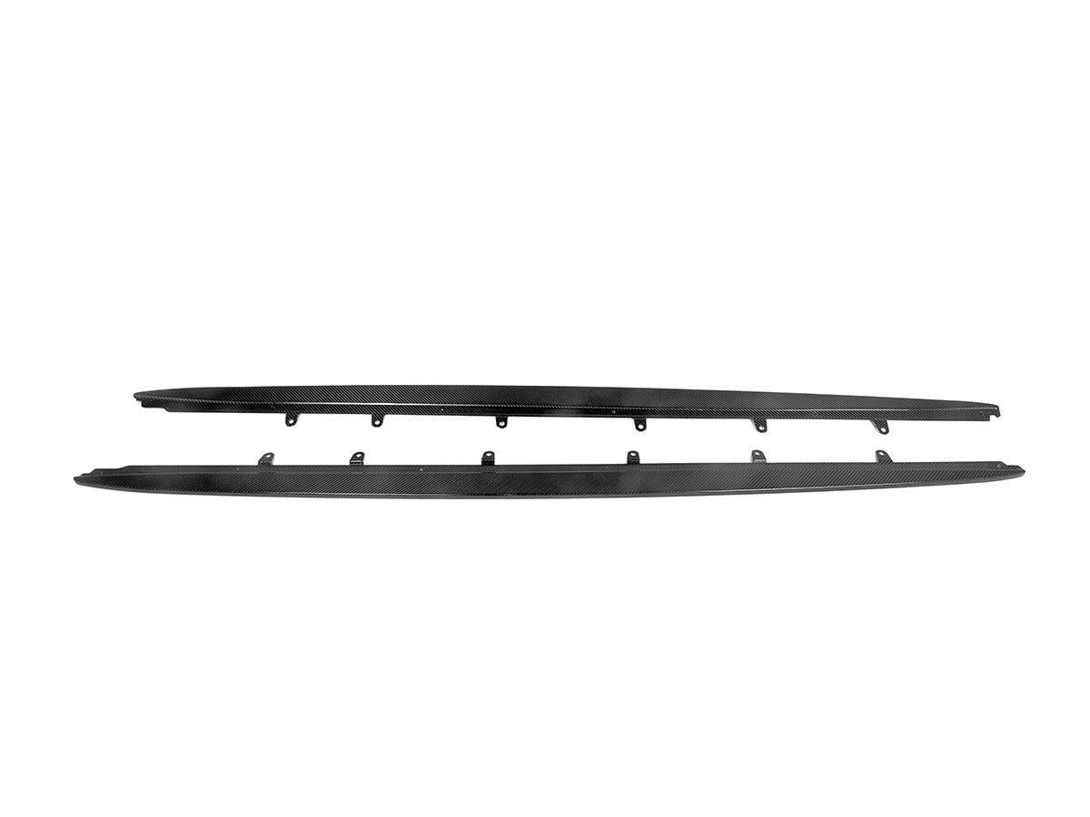 AutoTecknic Dry Carbon Fiber Side Skirt Extension Set - F90 M5 | G30 5-Series-Exterior-Silicon Valley Bimmer