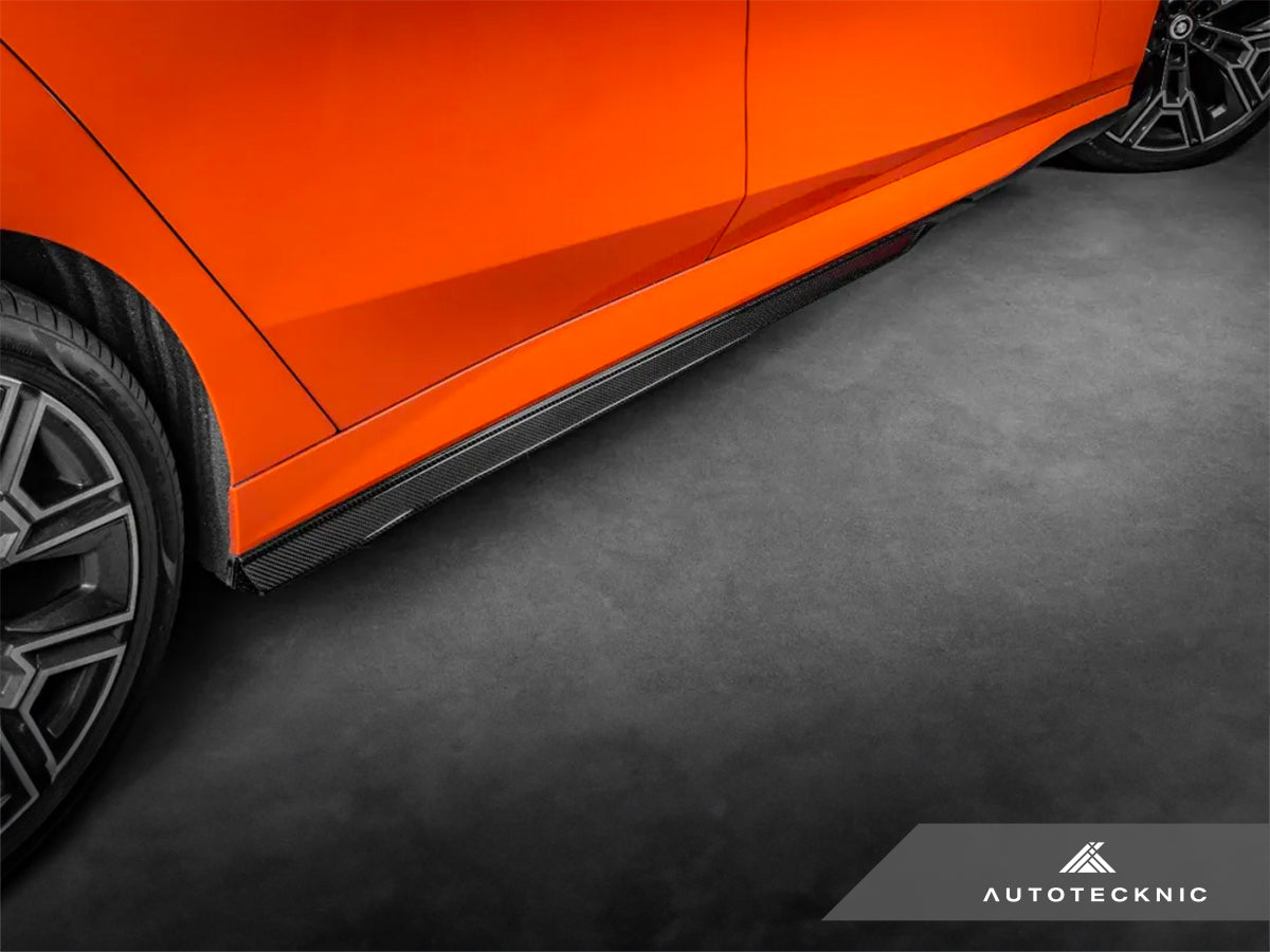 AutoTecknic Dry Carbon Fiber Side Skirt Extension Set - G60 5-Series-Exterior-Silicon Valley Bimmer