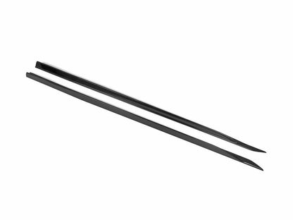 AutoTecknic Dry Carbon Fiber Side Skirt Extension Set - G60 5-Series-Exterior-Silicon Valley Bimmer