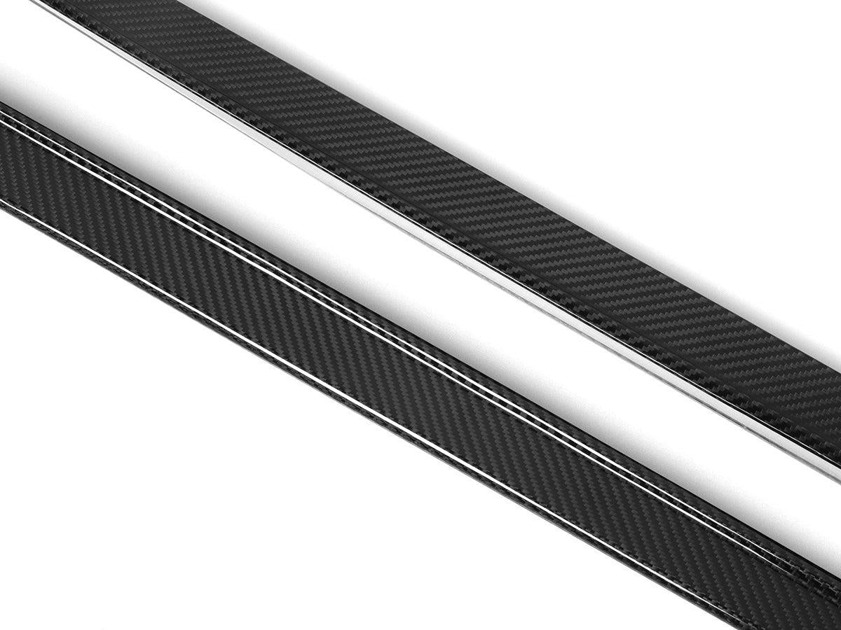 AutoTecknic Dry Carbon Fiber Side Skirt Extension Set - G60 5-Series-Exterior-Silicon Valley Bimmer