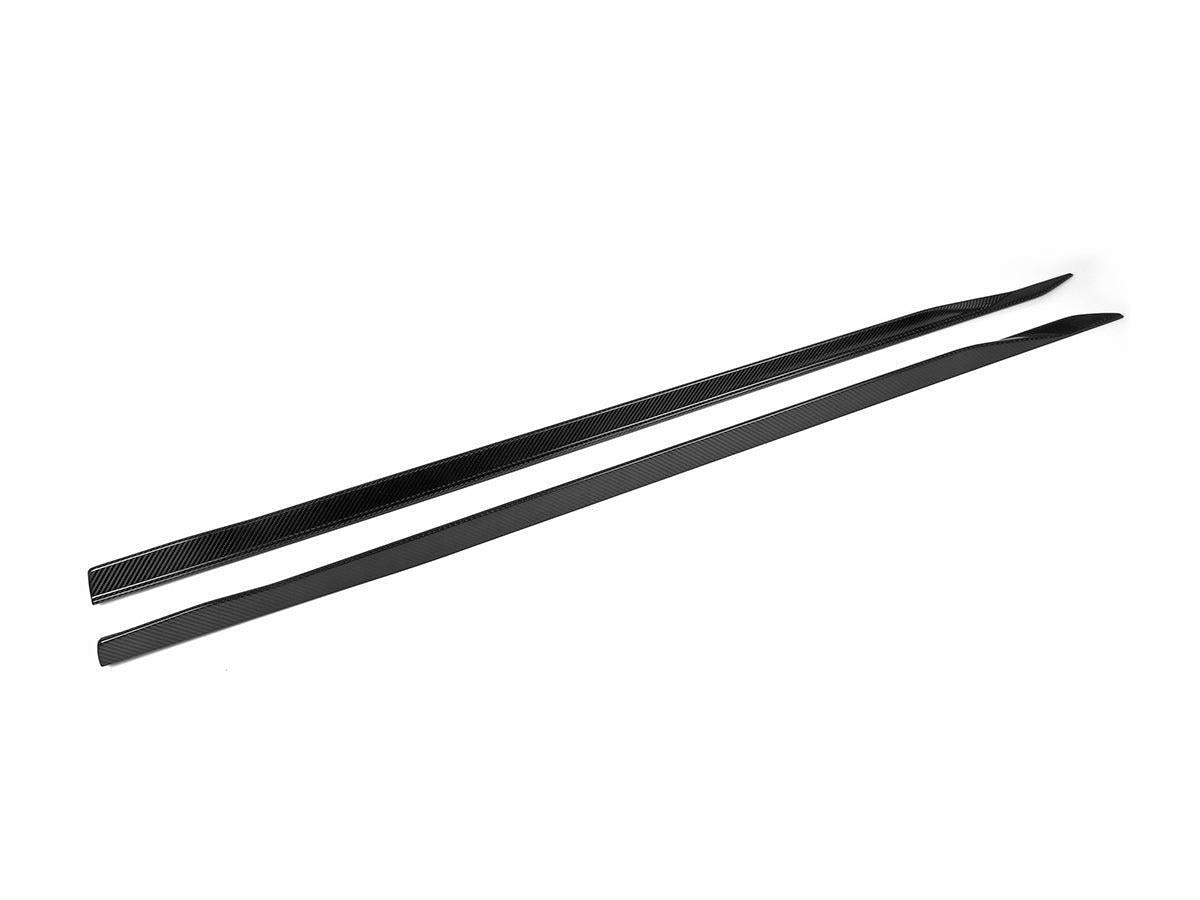 AutoTecknic Dry Carbon Fiber Side Skirt Extension Set - G60 5-Series-Exterior-Silicon Valley Bimmer
