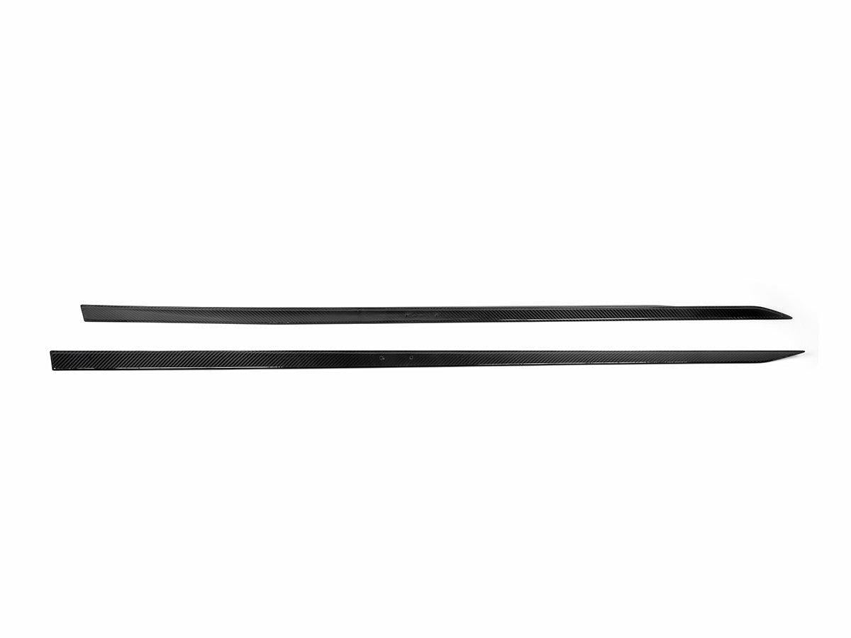 AutoTecknic Dry Carbon Fiber Side Skirt Extension Set - G60 5-Series-Exterior-Silicon Valley Bimmer