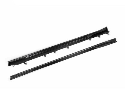 AutoTecknic Dry Carbon Fiber Side Skirt Extension Set - G87 M2-Exterior-Silicon Valley Bimmer