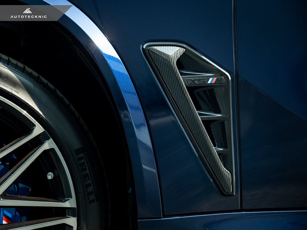 AutoTecknic Dry Carbon Fiber Side Vent Set - F95 X5M Pre-LCI-Exterior-Silicon Valley Bimmer