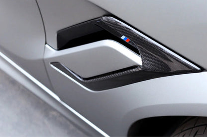 AutoTecknic Dry Carbon Fiber Side Vent Set - F96 X6M-Exterior-Silicon Valley Bimmer