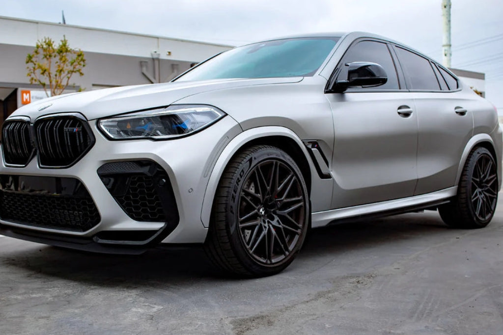 AutoTecknic Dry Carbon Fiber Side Vent Set - F96 X6M-Exterior-Silicon Valley Bimmer
