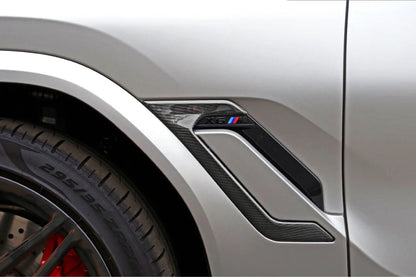 AutoTecknic Dry Carbon Fiber Side Vent Set - F96 X6M-Exterior-Silicon Valley Bimmer