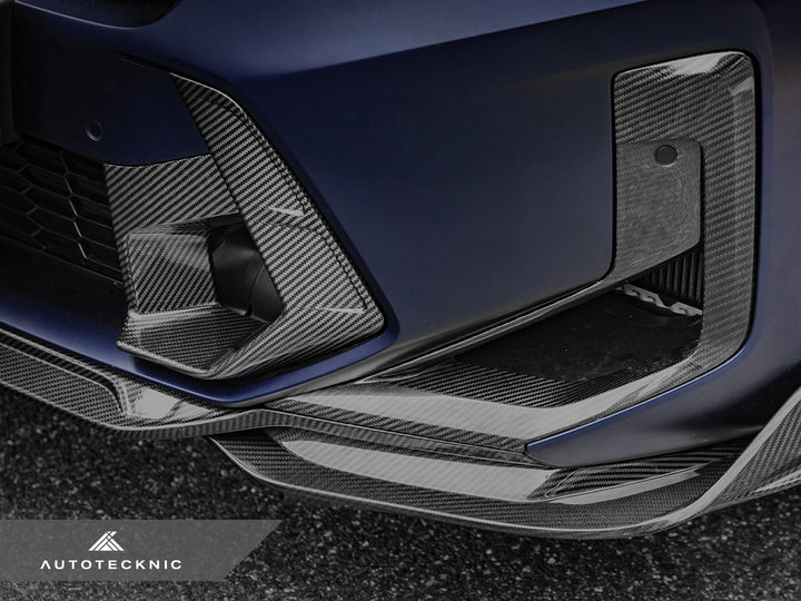 AutoTecknic Dry Carbon Front Bumper Air Vent Set - F97 X3M LCI | F98 X4M LCI-Exterior-Silicon Valley Bimmer