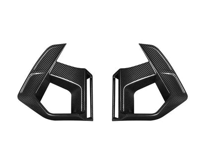 AutoTecknic Dry Carbon Front Bumper Air Vent Set - F97 X3M LCI | F98 X4M LCI-Exterior-Silicon Valley Bimmer