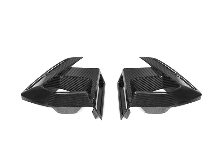 AutoTecknic Dry Carbon Front Bumper Air Vent Set - F97 X3M LCI | F98 X4M LCI-Exterior-Silicon Valley Bimmer