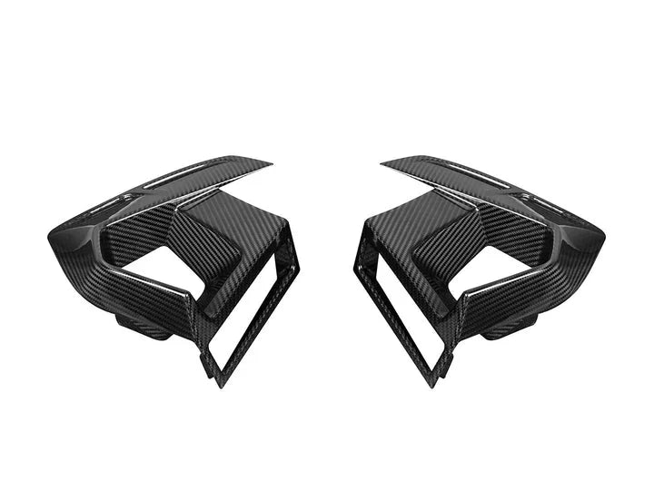 AutoTecknic Dry Carbon Front Bumper Air Vent Set - F97 X3M LCI | F98 X4M LCI-Exterior-Silicon Valley Bimmer