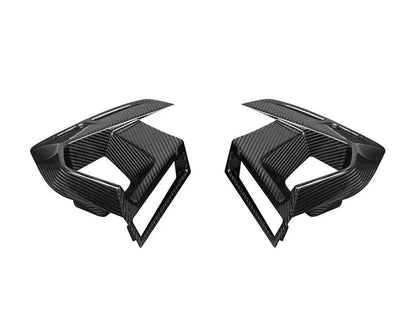 AutoTecknic Dry Carbon Front Bumper Air Vent Set - F97 X3M LCI | F98 X4M LCI-Exterior-Silicon Valley Bimmer
