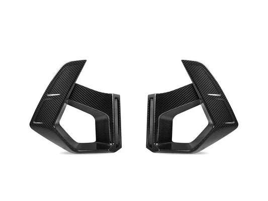 AutoTecknic Dry Carbon Front Bumper Air Vent Set - F97 X3M LCI | F98 X4M LCI-Exterior-Silicon Valley Bimmer