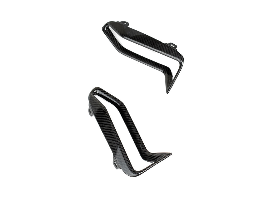 AutoTecknic Dry Carbon Front Bumper Grille Trim Set - G20 M340i M-Sport Pre-LCI-Exterior-Silicon Valley Bimmer