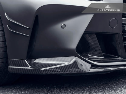 AutoTecknic Dry Carbon Front Bumper Lower Vent Set - G80 M3 | G82/ G83 M4-Exterior-Silicon Valley Bimmer