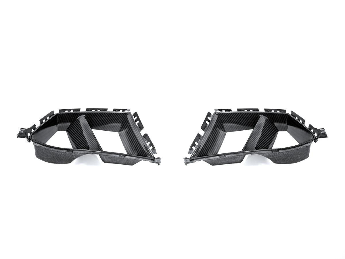 AutoTecknic Dry Carbon Front Bumper Lower Vent Set - G80 M3 | G82/ G83 M4-Exterior-Silicon Valley Bimmer