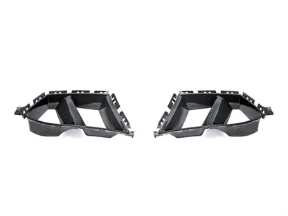 AutoTecknic Dry Carbon Front Bumper Lower Vent Set - G80 M3 | G82/ G83 M4-Exterior-Silicon Valley Bimmer