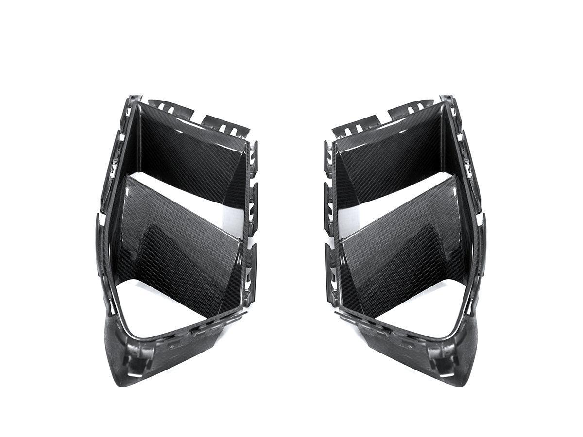 AutoTecknic Dry Carbon Front Bumper Lower Vent Set - G80 M3 | G82/ G83 M4-Exterior-Silicon Valley Bimmer