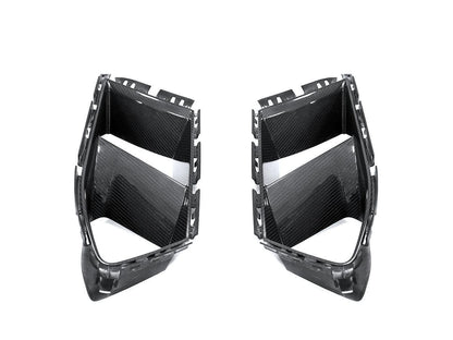 AutoTecknic Dry Carbon Front Bumper Lower Vent Set - G80 M3 | G82/ G83 M4-Exterior-Silicon Valley Bimmer