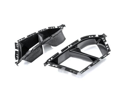 AutoTecknic Dry Carbon Front Bumper Lower Vent Set - G80 M3 | G82/ G83 M4-Exterior-Silicon Valley Bimmer