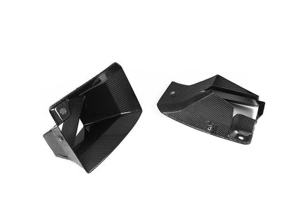 AutoTecknic Dry Carbon Front Bumper Lower Vent Set - G87 M2-Exterior-Silicon Valley Bimmer