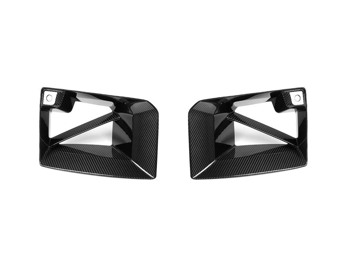AutoTecknic Dry Carbon Front Bumper Lower Vent Set - G87 M2-Exterior-Silicon Valley Bimmer