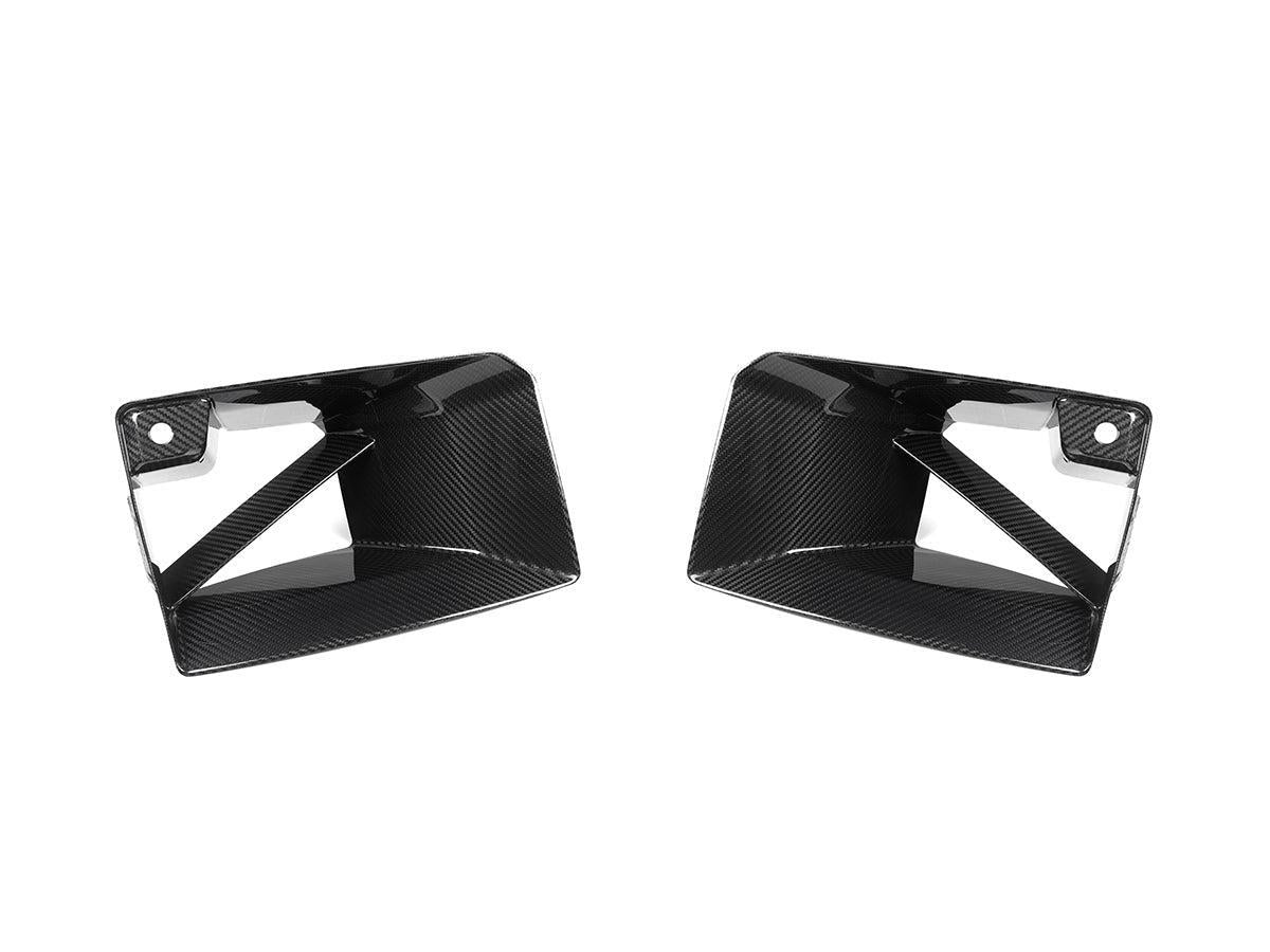 AutoTecknic Dry Carbon Front Bumper Lower Vent Set - G87 M2-Exterior-Silicon Valley Bimmer