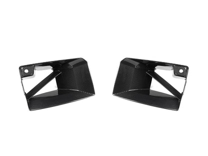 AutoTecknic Dry Carbon Front Bumper Lower Vent Set - G87 M2-Exterior-Silicon Valley Bimmer