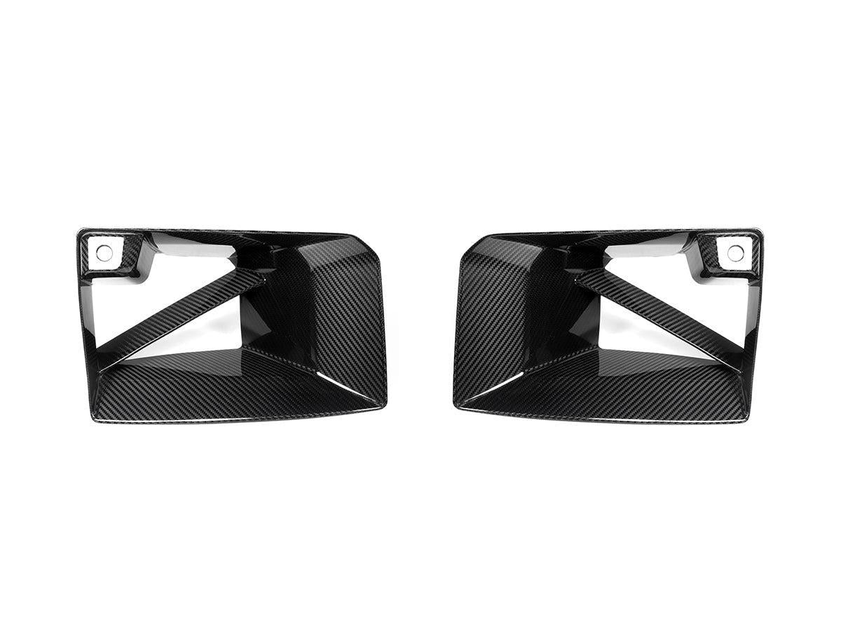 AutoTecknic Dry Carbon Front Bumper Lower Vent Set - G87 M2-Exterior-Silicon Valley Bimmer