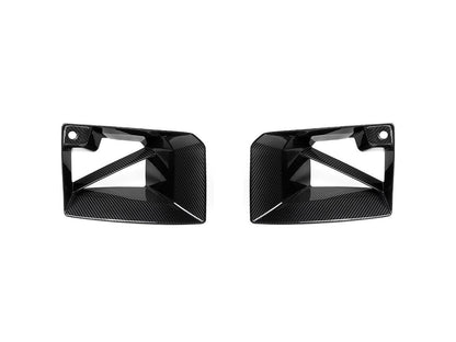 AutoTecknic Dry Carbon Front Bumper Lower Vent Set - G87 M2-Exterior-Silicon Valley Bimmer