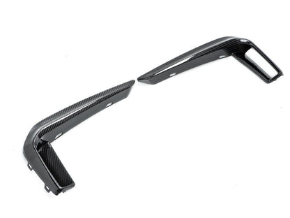 AutoTecknic Dry Carbon Front Bumper Trim - G30 5-Series M-Sport-Exterior-Silicon Valley Bimmer