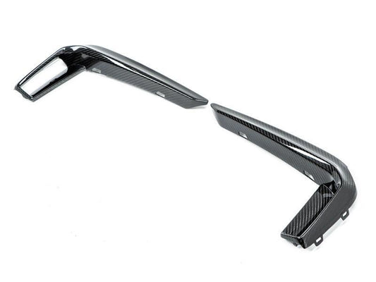 AutoTecknic Dry Carbon Front Bumper Trim - G30 5-Series M-Sport-Exterior-Silicon Valley Bimmer