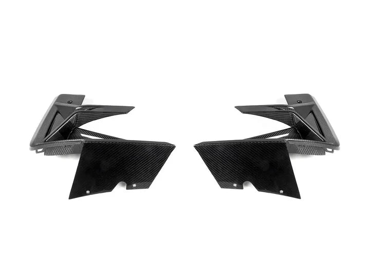 AutoTecknic Dry Carbon Front Bumper Trim Set - F97 X3M LCI | F98 X4M LCI-Exterior-Silicon Valley Bimmer