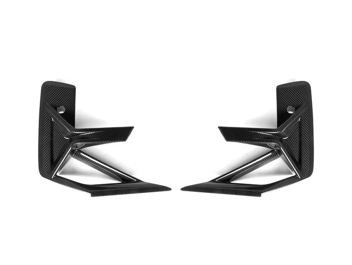 AutoTecknic Dry Carbon Front Bumper Trim Set - F97 X3M LCI | F98 X4M LCI-Exterior-Silicon Valley Bimmer